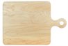 Cutting board with rounded handle